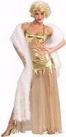 View Item Adult Ladies 10-12 Golden Starlet Marilyn Monroe Fancy Dress 1920's Costume 